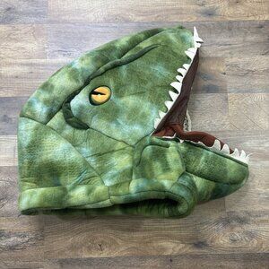 Dan Dee Green Dinosaur Full Head Mask Costume Foam Maskimals Halloween